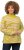 Ulla Popken Zebra Print Mock Turtleneck Long Sleeve Sweater Yellow Green - Mikiny & mikiny s kapucí - 