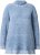Ulla Popken Blanket Stitch Oversized Turtleneck Sweater Dove Blue - Mikiny & mikiny s kapucí - 