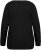 Ulla Popken Soft Fine Knit Pullover V-Neck Sweatshirt Black - Mikiny & mikiny s kapucí - 