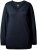 Ulla Popken Soft Fine Knit Pullover V-Neck Sweatshirt Marine - Mikiny & mikiny s kapucí - 