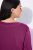 Ulla Popken Soft Fine Knit Pullover V-Neck Sweatshirt Dark Lilac - Mikiny & mikiny s kapucí - Pohodlné mikiny, hoodie a pleteniny