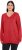 Ulla Popken Casual V-Neck Long Sleeve Sweater Salsa - Mikiny & mikiny s kapucí - 