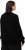 Ulla Popken Lace-Up Cuff Long Sleeve V-Neck Sweater Black - Mikiny & mikiny s kapucí - 