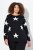 Ulla Popken Glitter Stars Soft Knit Sweater Black - Mikiny & mikiny s kapucí - Pohodlné mikiny, hoodie a pleteniny