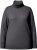 Ulla Popken Turtleneck Ribbed Trim Long Sleeve Sweater Charcoal Grey Melange - Mikiny & mikiny s kapucí - 