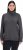 Ulla Popken Turtleneck Ribbed Trim Long Sleeve Sweater Charcoal Grey Melange - Mikiny & mikiny s kapucí - 