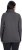 Ulla Popken Turtleneck Ribbed Trim Long Sleeve Sweater Charcoal Grey Melange - Mikiny & mikiny s kapucí - 