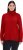 Ulla Popken Turtleneck Ribbed Trim Long Sleeve Sweater Salsa Red - Mikiny & mikiny s kapucí - 