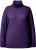 Ulla Popken Turtleneck Ribbed Trim Long Sleeve Sweater Deep Violet - Mikiny & mikiny s kapucí - 