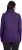 Ulla Popken Turtleneck Ribbed Trim Long Sleeve Sweater Deep Violet - Mikiny & mikiny s kapucí - 