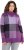 Ulla Popken Grand Check Long Sleeve Sweater Violet - Mikiny & mikiny s kapucí - 