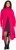 Ulla Popken Long Turtleneck Duster Sweater Red Pink - Mikiny & mikiny s kapucí - 