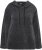 Ulla Popken Chenille Knit Hoodie Graphite Grey - Mikiny & mikiny s kapucí - 