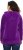 Ulla Popken Chenille Knit Hoodie Dark Purple - Mikiny & mikiny s kapucí - 