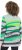 Ulla Popken Landscape Stripe Sweater Moss Green - Mikiny & mikiny s kapucí - 