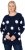 Ulla Popken Fluffy Polka Dot Sweater Ink Blue - Mikiny & mikiny s kapucí - 