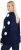 Ulla Popken Fluffy Polka Dot Sweater Ink Blue - Mikiny & mikiny s kapucí - 