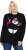 Ulla Popken Whimsical Holiday Sweater Black - Mikiny & mikiny s kapucí - 