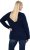 Ulla Popken Whimsical Holiday Sweater Navy - Mikiny & mikiny s kapucí - 