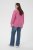 Kaffe Curve Sus Sweatshirt Pink Power - Mikiny - 
