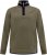 D555 Leicester 2 Quarter Neck Fleece Sweatshirt Khaki - Mikiny & mikiny s kapucí - Mikiny & Mikiny s kapucí 2XL-12XL
