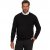 JP1880 Pullover Sweater Black TALL - PÁNSKÉ OBLEČENÍ MT-6XLT - TALL-velikosti