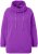 Ulla Popken Drawstring Collar Long Sleeve Sweatshirt Purple - Mikiny & mikiny s kapucí - 