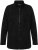 Ulla Popken Modular Fleece Zip Front Jacket Black - Mikiny & mikiny s kapucí - 