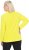 Ulla Popken Modular Fleece Zip Front Jacket Lime - Mikiny & mikiny s kapucí - 