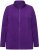 Ulla Popken Modular Fleece Zip Front Jacket Dark Plum - Mikiny & mikiny s kapucí - 