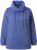 Ulla Popken Teddy Collar Printed Sweatshirt Atlantic Blue - Mikiny & mikiny s kapucí - 