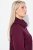 Ulla Popken Rhinestone Snowflake Turtleneck Sweatshirt Dark Ruby - Mikiny & mikiny s kapucí - Pohodlné mikiny, hoodie a pleteniny