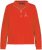 Ulla Popken PARIS Theme Zip Neck Sweatshirt Light Red - Mikiny & mikiny s kapucí - 