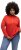 Ulla Popken PARIS Theme Zip Neck Sweatshirt Light Red - Mikiny & mikiny s kapucí - 