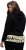 Ulla Popken Ruffle Hem A-line Fit Hooded Sweatshirt Black - Mikiny & mikiny s kapucí - 