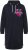 Ulla Popken Extra Long Abstract Graphic Hoodie Navy - Mikiny & mikiny s kapucí - 