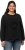 Ulla Popken Flock Print Long Sleeve Crew Neck Sweatshirt Black - Mikiny & mikiny s kapucí - 