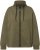 Ulla Popken Contrast Color Zip Up Sweatshirt Loden Green - Mikiny & mikiny s kapucí - 