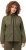 Ulla Popken Contrast Color Zip Up Sweatshirt Loden Green - Mikiny & mikiny s kapucí - 