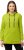 Ulla Popken GLOW Lettered Collared Sweatshirt Apple Green - Mikiny & mikiny s kapucí - 