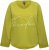 Ulla Popken Embroidered Freedom Rolled Edge Sweatshirt Avocado Green - Mikiny & mikiny s kapucí - 
