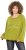 Ulla Popken Embroidered Freedom Rolled Edge Sweatshirt Avocado Green - Mikiny & mikiny s kapucí - 