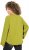 Ulla Popken Embroidered Freedom Rolled Edge Sweatshirt Avocado Green - Mikiny & mikiny s kapucí - 