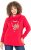 Ulla Popken Sparkling Candy Cane Graphic Sweatshirt Salsa - Mikiny & mikiny s kapucí - 