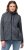 Ulla Popken Heather Knit Fleece Jacket Navy - Mikiny & mikiny s kapucí - 