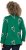 Ulla Popken Candy Cane Graphic Sweatshirt Meadow Green - Mikiny & mikiny s kapucí - 