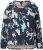 Ulla Popken Horse Print Long Sleeve Sweatshirt Navy - Mikiny & mikiny s kapucí - 