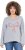 Ulla Popken Bow City Lettering Sweatshirt Light Grey Melange - Mikiny & mikiny s kapucí - 