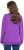 Ulla Popken Magnifique Split Style Sweatshirt Purple - Mikiny & mikiny s kapucí - 