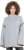 Ulla Popken Decorative Seam Sweater Light Grey Melange - Mikiny & mikiny s kapucí - 